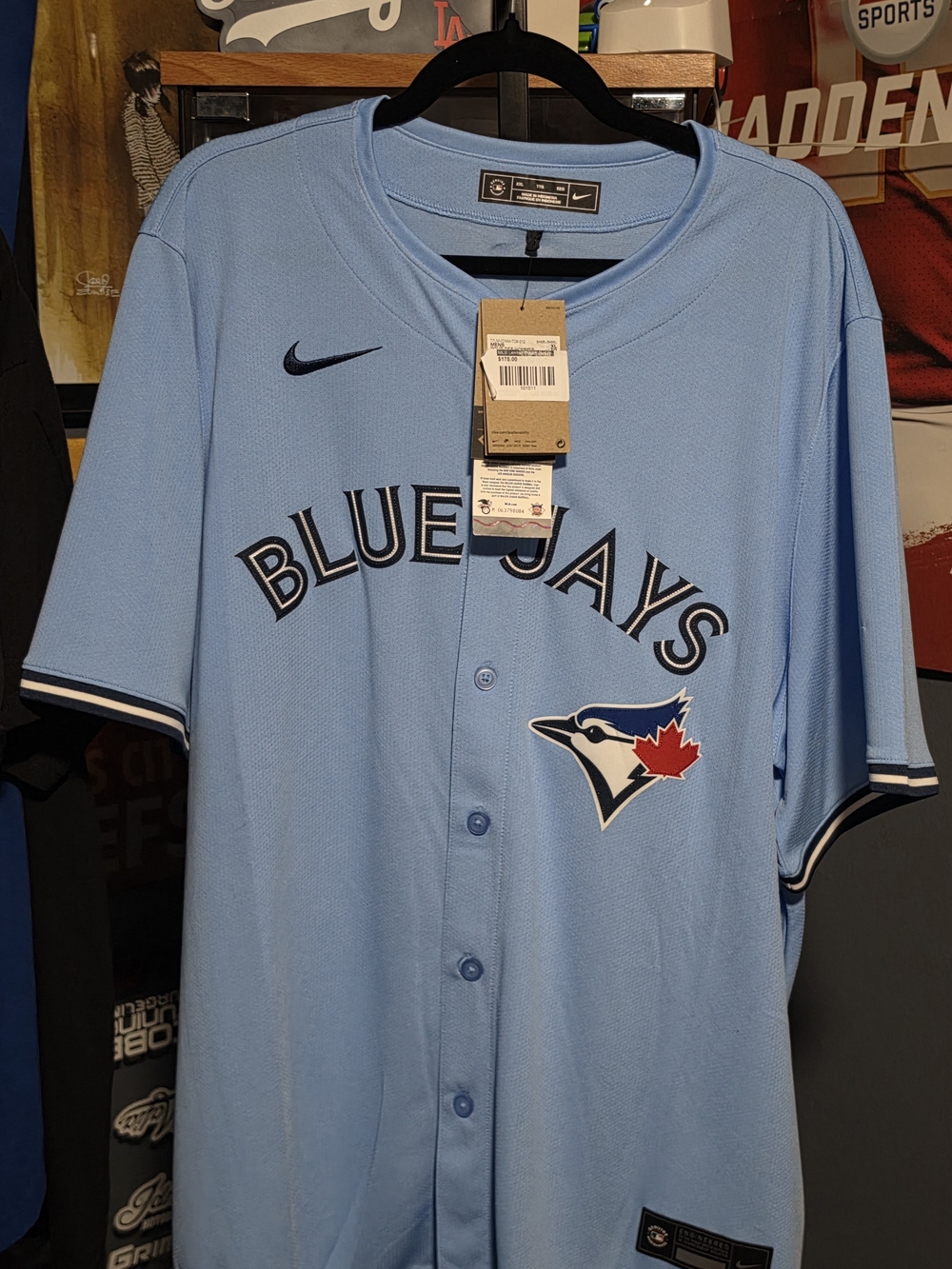 Nike Light Blue Blue Jays Jersey Bo Bichette